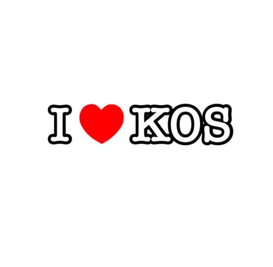 "I LOVE KOS" STICKER