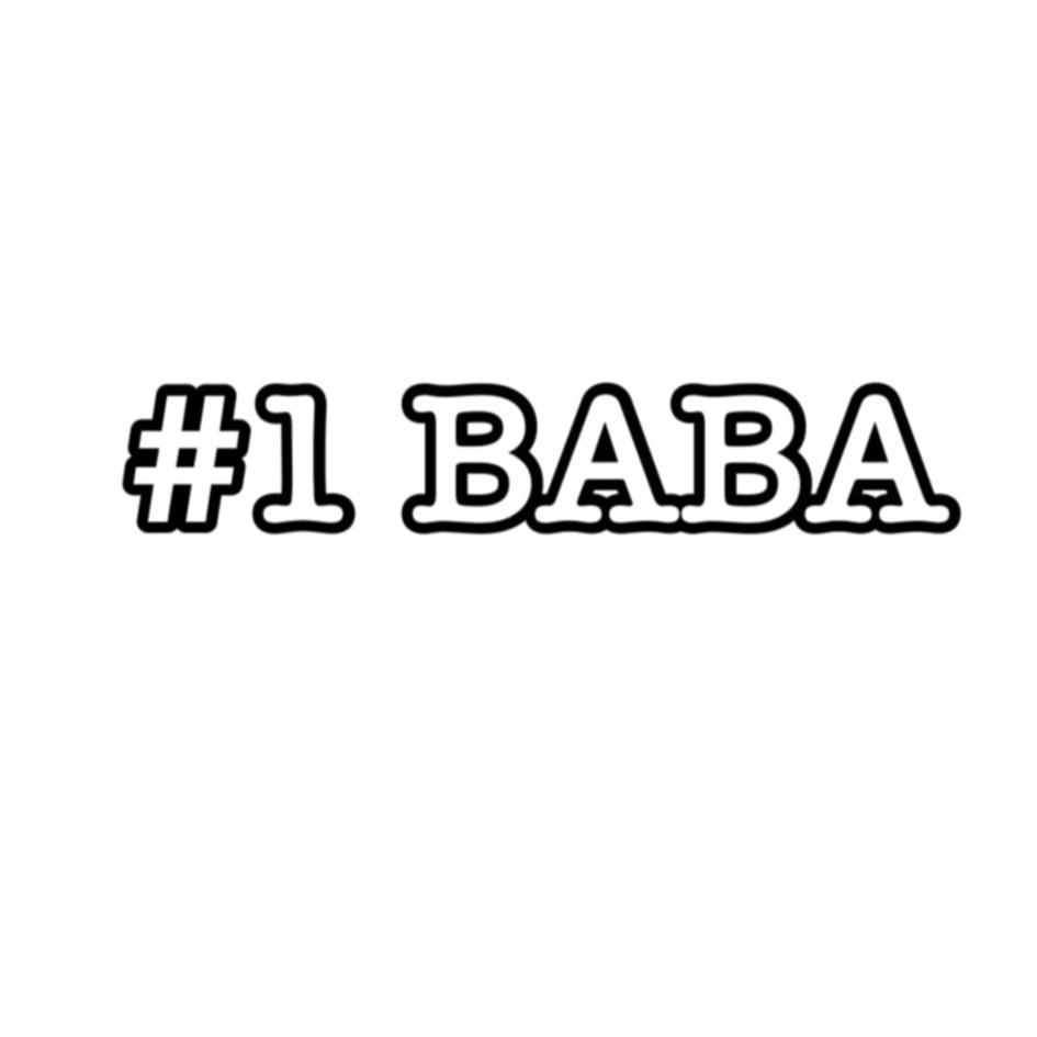 "#1 BABA" STICKER